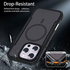 เคส TPU 2-in-1 แบบแม่เหล็ก TPU+PC ป้องกันการตกกระแทก ไม่เหลืองคุณภาพสูง พร้อมขาตั้งแบบซ่อน <span class=keywords><strong>Bayer</strong></span> สำหรับโทรศัพท์ 16 Pro Max - Product Image 3