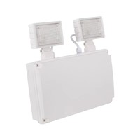 Projecteur LED d'urgence extérieur étanche IP65 1000LM avec batterie de secours de 3 heures pour la sécurité en cas de panne de courant