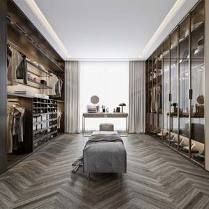 Système d'organisation de dressing et de garde-robe en forme de U minimaliste personnalisé SANTOPOVA en PET - Product Image 5