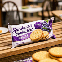 Échantillon gratuit imprimé personnalisé Emballage en plastique de qualité alimentaire pour biscuits, bonbons et snacks Sachet d'étanchéité zip-lock à 3 côtés Sac facile à déchirer