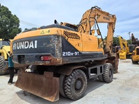 Excavatrice sur pneus Hyundai 2019 W 210 d'occasion 210W-9T avec composants de moteur et d'engrenage de pompe à noyau 20 tonnes 0086 18117060100
