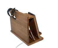 Ysdtaai — support personnalisé en bois pour téléphone, porte-clé, présentoir de montres, porte-monnaie, cadeau multifonctionnel