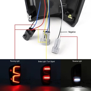 LUMA ไฟท้าย LED 2 ชิ้น สำหรับรถยนต์รุ่นที่ 3 ปี 2016-2023 ไฟวิ่ง ไฟถอย ไฟเลี้ยว ไฟท้ายสำรอง - Product Image 6