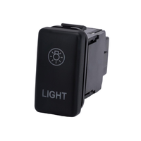 Interruptor Basculante con Luz LED Azul de 12V, Interruptor de Control de Luces para Automóvil con Símbolo Luminoso, Repuesto para Toyota
