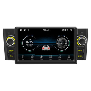 Autoradio 1 DIN Android Auto per <span class=keywords><strong>Fiat</strong></span> Grande Punto <span class=keywords><strong>Linea</strong></span> 2007-2012 Navigatore Lettore Multimediale Stereo GPS 4G Carplay Unità Principale - Product Image 1