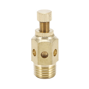 Silencieux à tête plate tout en cuivre BSLM-M5 01/2/3/4/6 points avec connecteur pneumatique, dispositif de réduction du bruit - Product Image 1