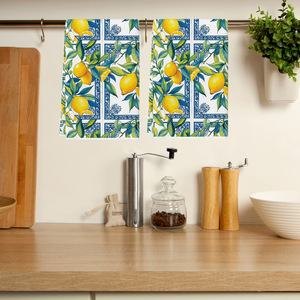 Cross-border digital printing household kitchen towels, dishcloths, <b>tablecloths</b>, summer lemon and sunflower decorative tea - Product Image 3
