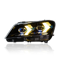 Veidt pour BMW X3 F25 10-13, phare à LED modifié de style flèche bicolore, ensemble de phares à LED
