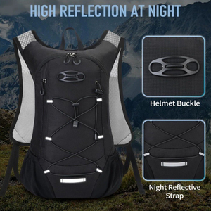 Nouveau sac à dos de cyclisme pour hommes et femmes, sac à dos tout-terrain pour casque, sac à dos de randonnée léger pour l'extérieur, pliable - Product Image 4