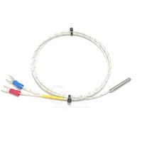 Sonde de température à thermocouple de type PT100/K/J/E avec vis M8, longueurs de 1M à 5M, résolution 0,2, indice de protection IP43