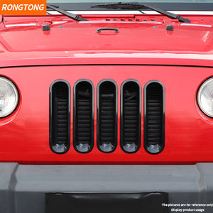 Couvre-phare avant de voiture/clignotant/grilles décoratives pour <span class=keywords><strong>Jeep</strong></span> <span class=keywords><strong>Wrangler</strong></span> JK 2007-2017, <span class=keywords><strong>accessoires</strong></span> de style - Product Image 4