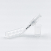 Mini vaporisateur de parfum de 2ml, bouteille en plastique rechargeable, atomiseur vide, échantillon cosmétique, pulvérisateur de brouillard, distributeur de poche au format voyage