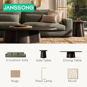 Juegos de Sofás Modernos para Sala de Estar, Sofás Cómodos para Vestíbulo de Hotel de Lujo, Muebles de Sala de Estar para Apartamentos y Villas - Product Image 3