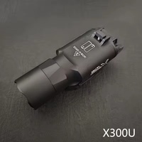 Lampe torche tactique SureFire SF X300U Ultra 500 lumens 2700K blanc chaud doux en alliage d'aluminium avec interrupteur à pression, garantie 2 ans pour l'extérieur