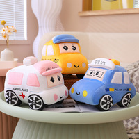 Voiture personnalisée en peluche poupée super douce broderie confortable bus chariot jouet enfants anniversaire rempli PP coton