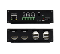 Mini-ordinateur PoE Type B pour Raspberry Pi CM4, boîtier métallique avec ventilateur de refroidissement, passerelle industrielle de pointe équipée d'un ventilateur de refroidissement