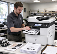 Printer Multifungsi Laser Warna HP Color LaserJet Enterprise MFP M681dn A4 47ppm Cetak Duplex Otomatis Salin Pindai Kecepatan Tinggi