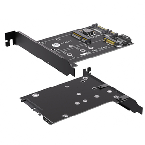 2-Trong-1 MSATA & M.2 Ngff Kép SATAIII Adapter Thẻ PCI Khung Hỗ Trợ 2230 2280 Cho SATA SSD Máy Tính Để Bàn <span class=keywords><strong>PC</strong></span> Mở Rộng Kho - Product Image 6