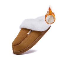 Chaussons personnalisés en peluche TPR doux et chauds pour femmes, idéaux pour l'intérieur et la maison en automne et en hiver
