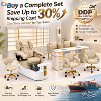 Fauteuil de pédicure électrique inclinable moderne sans tuyauterie avec fonction de massage pour mobilier de spa des ongles