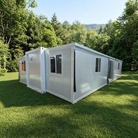 Maison modulaire préfabriquée pliable extensible de 20/40 pieds, Tiny House pour résidence résidentielle et de vacances
