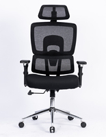 VANBOW Offre Spéciale chaise de bureau pivotante respirante design européen chaise de direction en tissu de grande taille avec appui-tête réglable