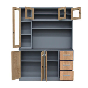 Structure KD, armoire de cuisine polyvalente en acier inoxydable avec fonctionnalité de rangement en métal pour caravanes - Product Image 1