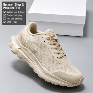 Chaussures de luxe pour hommes et femmes, baskets de marche en maille beige de haute qualité, baskets épaisses, baskets pour femmes et hommes, nouveauté - Product Image 1