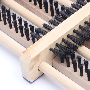 Brosse de botte en bois équitation <span class=keywords><strong>paillasson</strong></span> Sneaker nettoyage Durable saleté lourd Extra large devoir chaussure grattoir nettoyant facile à utiliser - Product Image 2