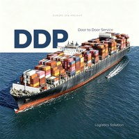 Conteneur maritime 20GQ, transitaire maritime Chine-Europe, fret maritime porte-à-porte, logistique DDP, agent maritime