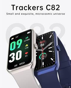 Montre connectée C82 pour hommes et femmes 2024, bracelet intelligent, surveillance de l'oxygène sanguin, fréquence cardiaque, montre intelligente pour femmes, CE ROHS MSDS pour téléphone Android iOS - Product Image 6