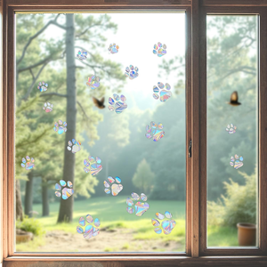 Pegatinas Estáticas para Ventanas de Coche, Ecológicas, Anticolisión, Protección Contra Aves, Prismáticas, No Adhesivas, Reutilizables, Resistentes al Agua - Product Image 2