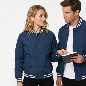 Unisex Bomber <b>Jacket</b> Solid Color Polyester Casual <b>Mandarin</b> <b>Collar</b> Regular Fit Winter Waterproof Hooded Cotton Lining - Product Image 5