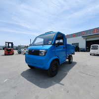 Camionnette électrique utilitaire chinoise neuve pour la livraison, 4 roues, 2 places, avec benne de chargement