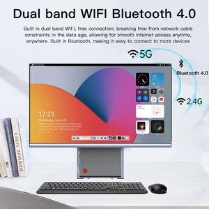 Super sottile 27 pollici ip Lcd Computer da tavolo AIO monoblocco DDR4 16GB SSD 512GB Quad Core Business Home Office Gaming tutto in un unico PC - Product Image 2