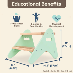Chunlei OEM bébé escabeau escalier comptoir en bois tabouret tabouret de bar en bois - Product Image 3