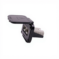 Connecteur de batterie 50A à montage encastré sur panneau DIN sans couvercle, connecteur d'alimentation IP67 pour caravane, camping-car, bateau, camion