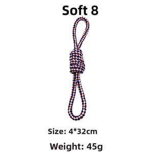 Juguetes para Masticar para Perros Zoyi Pet Fun, Juego de Cuerdas de Algodón Anudadas, Ecológicos, Duraderos e Interactivos para Perros Pequeños y <span class=keywords><strong>Gatos</strong></span>, Uso Diario - Product Image 5