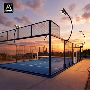 Pista <span class=keywords><strong>de</strong></span> Pádel panorámica al aire libre, suelo <span class=keywords><strong>de</strong></span> pádel, equipo <span class=keywords><strong>de</strong></span> <span class=keywords><strong>cancha</strong></span> <span class=keywords><strong>de</strong></span> Pádel usado, <span class=keywords><strong>cancha</strong></span> <span class=keywords><strong>de</strong></span> Pádel portátil a la venta - Product Image 6