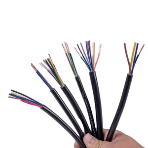 Yeni varış 1.0mm 1.25mm 2.5mm RVVP bakır tel PVC elektrik esnek tel ve kablo ev yapı kablosu