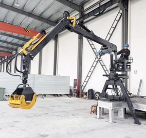 산림 기계 접이식 암 트레일러, 트럭 다리가 있는 목재 리프팅 트랙터 - Product Image 4