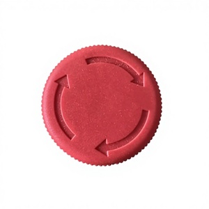 Botón Pulsador Electrónico de Metal con Cabeza Plana Roja de 22 mm de Diámetro, Botón de Parada de Emergencia para Control Industrial - Product Image 3