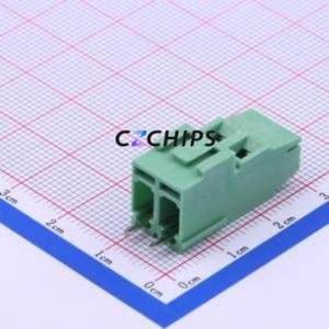 DB128H-5.08-2P-GN-S <b>Screw</b> Terminal <b>Block</b> Through hole Component (THT),P=5.08mm Connector 1x2P 5.08mm Green Through Hole - Product Image 1