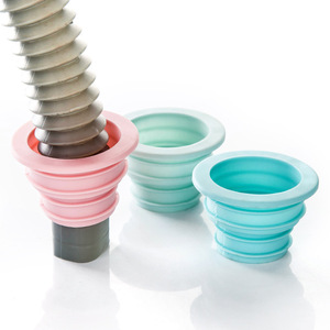 แหวนปลั๊กซิลิโคนหลายสีปรับได้สำหรับท่อระบายน้ำท่อเครื่องซักผ้าอุปกรณ์ทำความสะอาดท่อระบายน้ำห้องน้ำและห้องครัว - Product Image 2