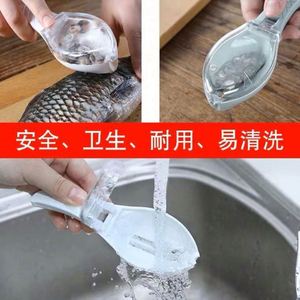 Cepillo para Escamas de Pescado, Plástico Duradero, Ecológico, Apto para Horno, Mango de Goma, Desmontaje Rápido, Herramienta de Cocina para Limpiar y Raspado - Product Image 2