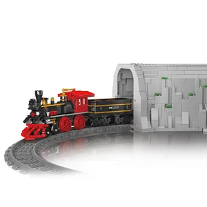 Mould King 12030 Rail Way Series Model Trains Blocks Electric Power High Quality Good Price Block Educational Toys