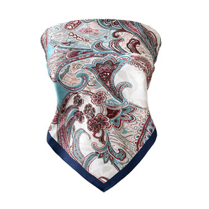 Premium Quality 70x70cm Double Sided Twill <b>Silk</b> <b>Scarf</b> for Spring Autumn Fashion Accessorizing - Product Image 4