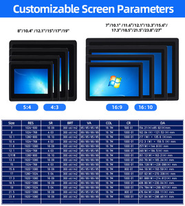 Oem máy chủ công nghiệp 4GB RAM tất cả-trong-một nhúng Bảng điều chỉnh PC Windows XP F2 * LAN hỗ trợ 4 gam anless Máy tính công nghiệp phụ kiện - Product Image 5