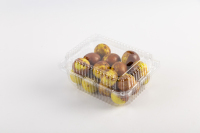 500G en vrac personnalisé jetable Blister carré en plastique boîte d'emballage de stockage de boisson de qualité alimentaire clair pour le stockage des aliments de boisson