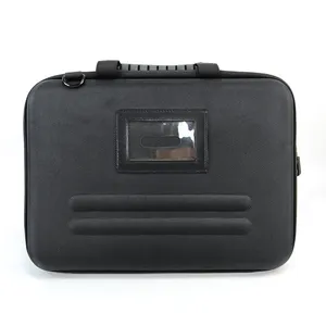 15.6 pouces vente en gros personnalisé protection ordinateur portable sac en cuir ordinateur professionnel tablette Double EVA étui pour ordinateur portable